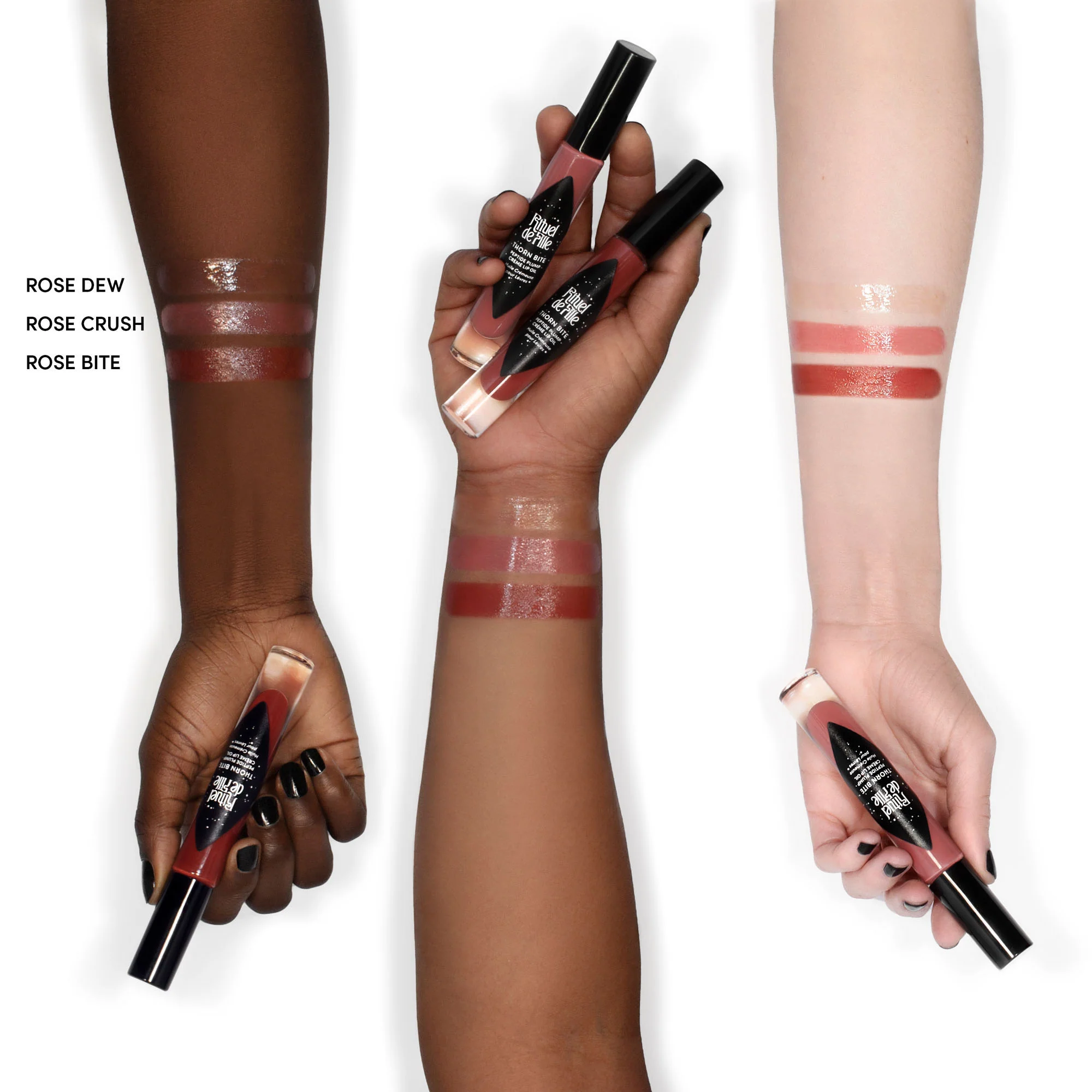 Thorn Bite Peptide Plump Crème Lip Oil: Rose Bite - Image 9